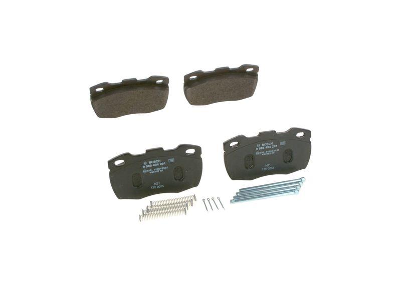 Kit de plaquettes de frein, frein à disque BOSCH 0 986 494 291