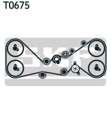 Kit de courroie crantée SKF VKMA 98115
