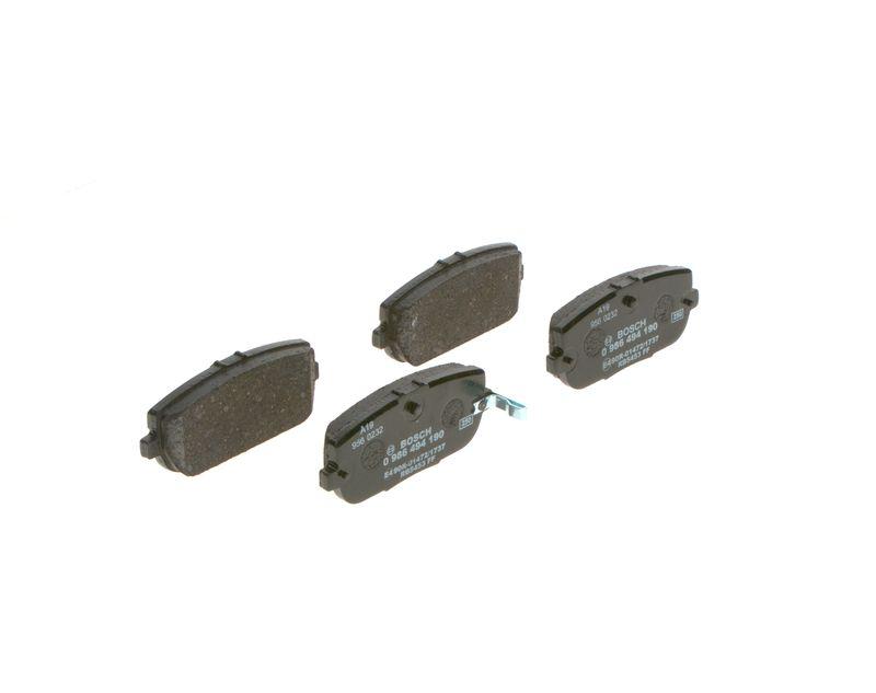 Kit de plaquettes de frein, frein à disque BOSCH 0 986 494 190
