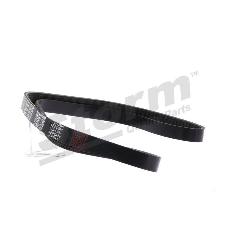 Courroie trapézoïdale à nervures STORM QUALITY PARTS STO6PK1400