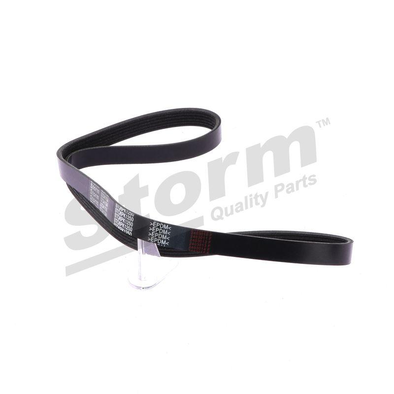 Courroie trapézoïdale à nervures STORM QUALITY PARTS STO6PK1250