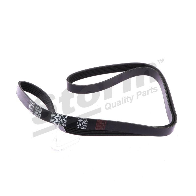Courroie trapézoïdale à nervures STORM QUALITY PARTS STO6PK1775