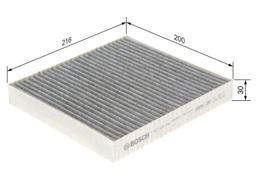 Filtre, air de l'habitacle BOSCH 1 987 432 416
