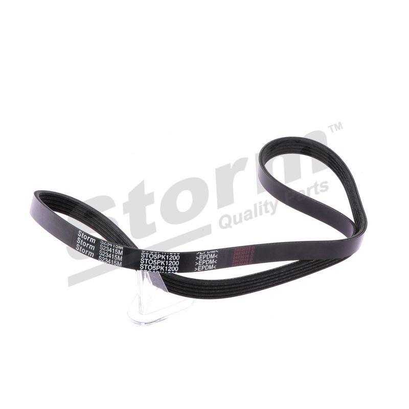 Courroie trapézoïdale à nervures STORM QUALITY PARTS STO5PK1200