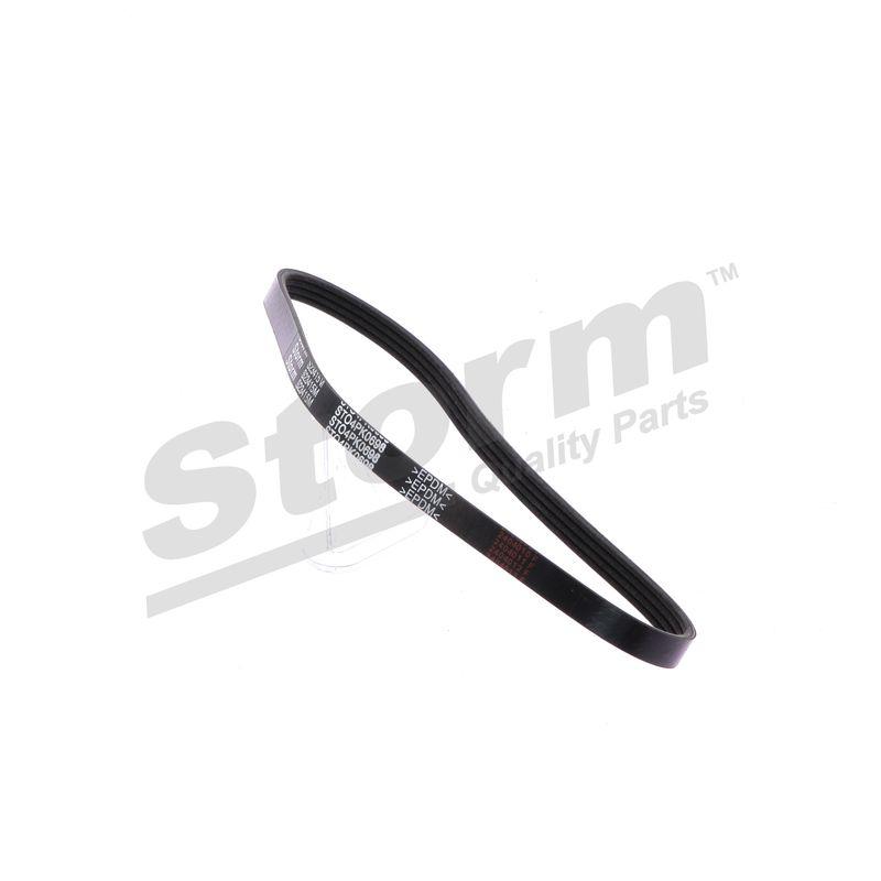 Courroie trapézoïdale à nervures STORM QUALITY PARTS STO4PK0698