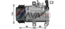 Compresseur, climatisation AVA QUALITY COOLING FDAK682