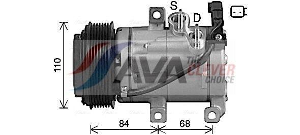 Compresseur, climatisation AVA QUALITY COOLING FDAK682