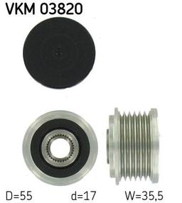 Poulie roue libre, alternateur SKF VKM 03820