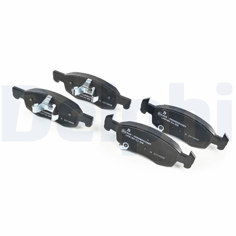 Kit de plaquettes de frein, frein à disque DELPHI LP3163