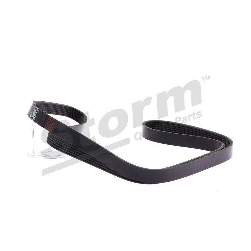 Courroie trapézoïdale à nervures STORM QUALITY PARTS STO6PK1725