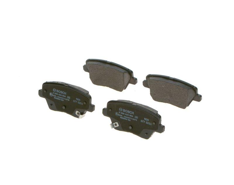 Kit de plaquettes de frein, frein à disque BOSCH 0 986 424 864