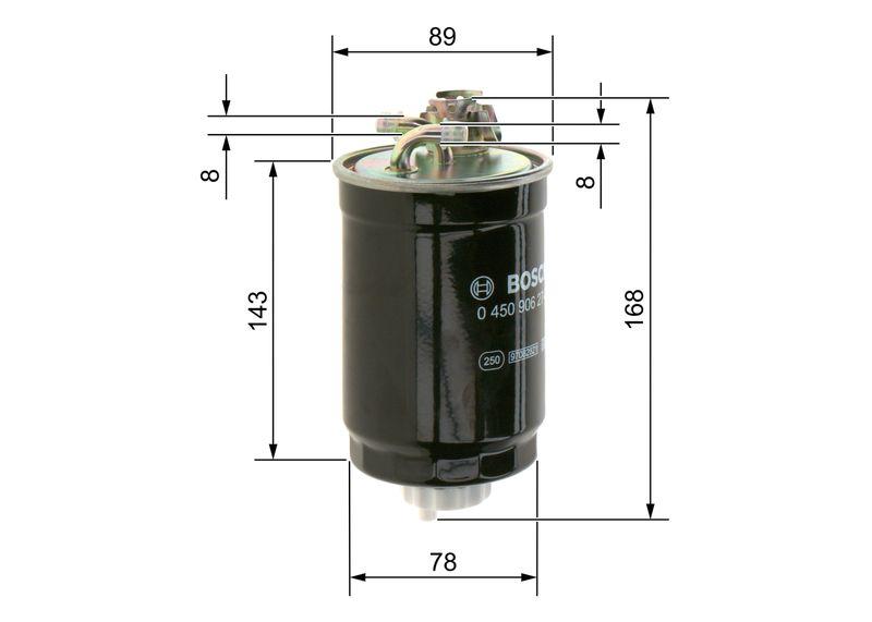 Filtre à carburant BOSCH 0450906274