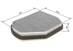 Filtre, air de l'habitacle BOSCH 1987432301