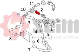 Gaine de suralimentation SEIM 981121