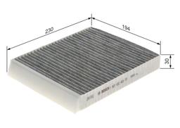 Filtre, air de l'habitacle BOSCH 1987432469