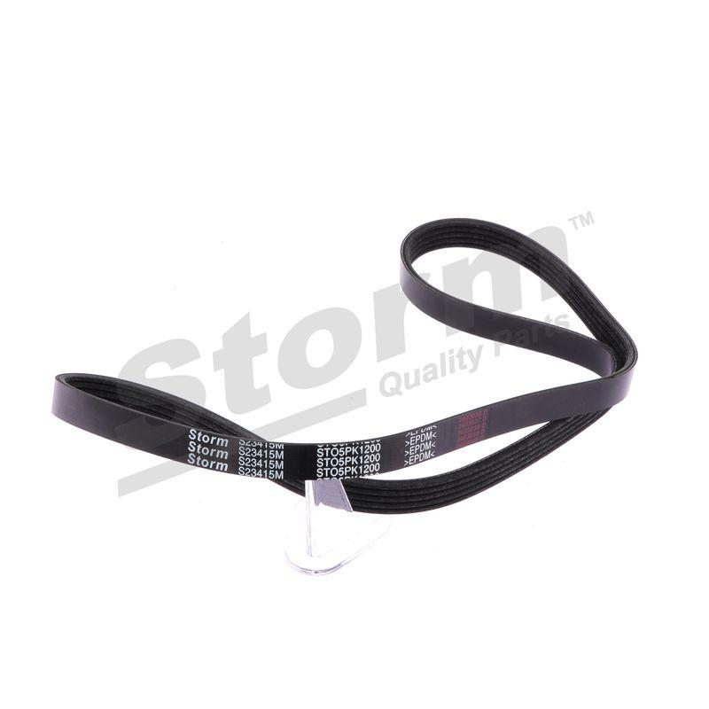 Courroie trapézoïdale à nervures STORM QUALITY PARTS STO5PK1200
