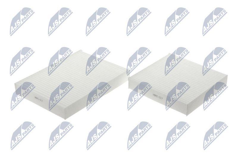 Filtre, air de l'habitacle NTY FCF-PE-017