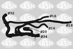 Durite de radiateur SASIC 3404201