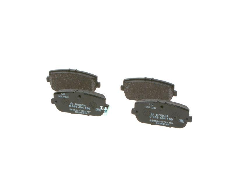 Kit de plaquettes de frein, frein à disque BOSCH 0 986 494 190
