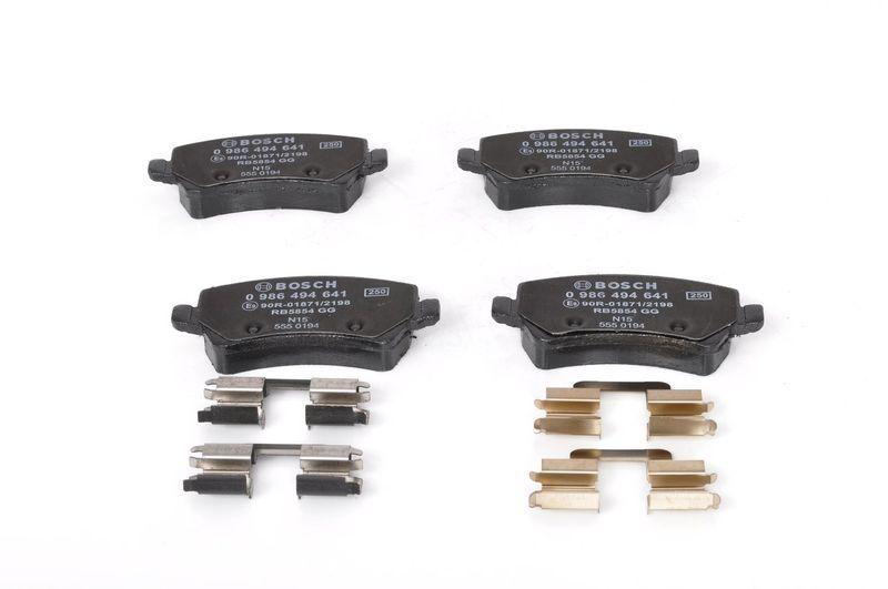 Kit de plaquettes de frein, frein à disque BOSCH 0 986 494 641