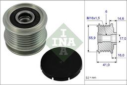 Poulie roue libre, alternateur Schaeffler INA 535 0010 10