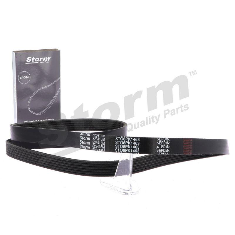 Courroie trapézoïdale à nervures STORM QUALITY PARTS STO6PK1463