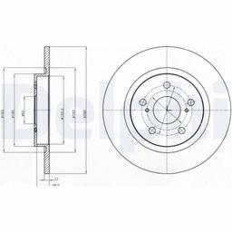 Disque de frein DELPHI BG4200C