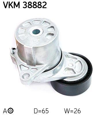 Tendeur de courroie, courroie trapézoïdale à nervures SKF VKM 38882