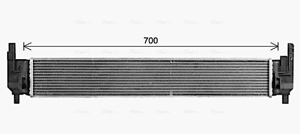 Radiateur, refroidissement du moteur AVA QUALITY COOLING VN2420