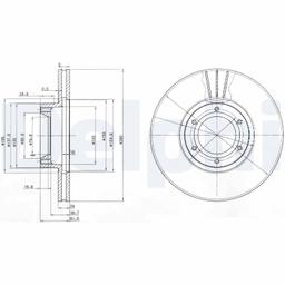 Disque de frein DELPHI BG3553