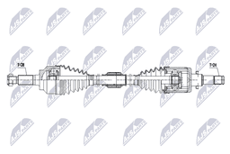 Arbre de transmission NTY NPW-MZ-096