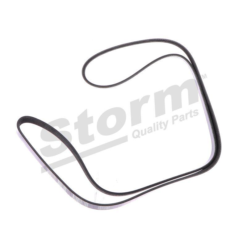Courroie trapézoïdale à nervures STORM QUALITY PARTS STO6PK1725