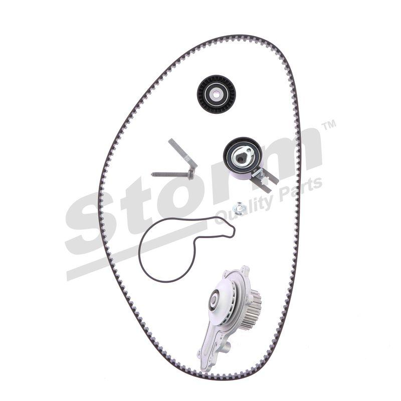 Pompe à eau + kit de courroie crantée STORM QUALITY PARTS 5550571KP