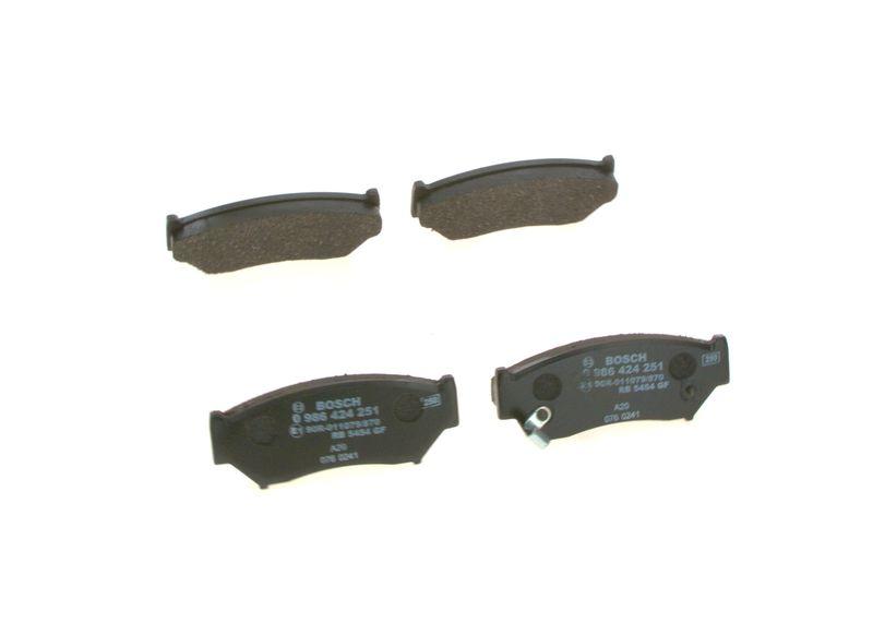 Kit de plaquettes de frein, frein à disque BOSCH 0 986 424 251