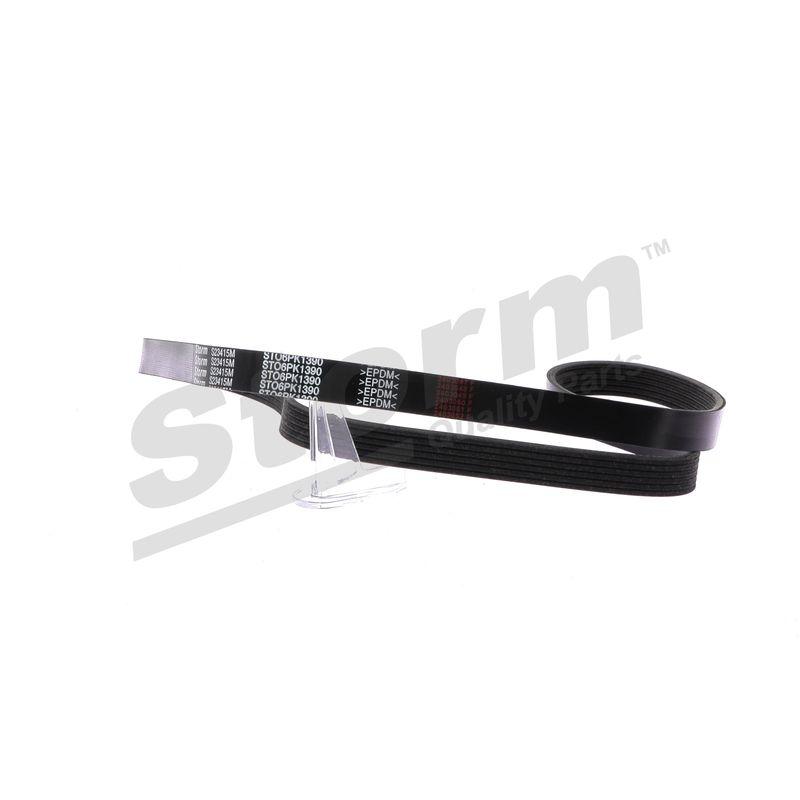 Courroie trapézoïdale à nervures STORM QUALITY PARTS STO6PK1390