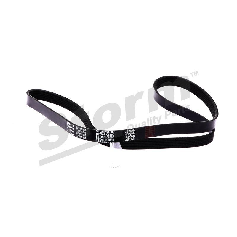 Courroie trapézoïdale à nervures STORM QUALITY PARTS STO6PK1390