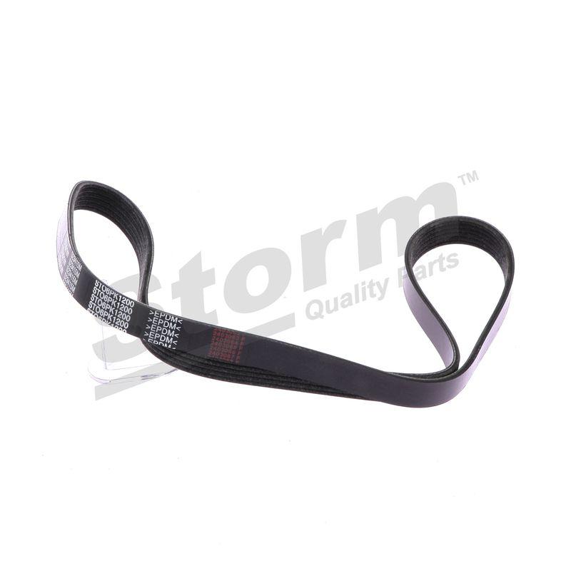 Courroie trapézoïdale à nervures STORM QUALITY PARTS STO6PK1200
