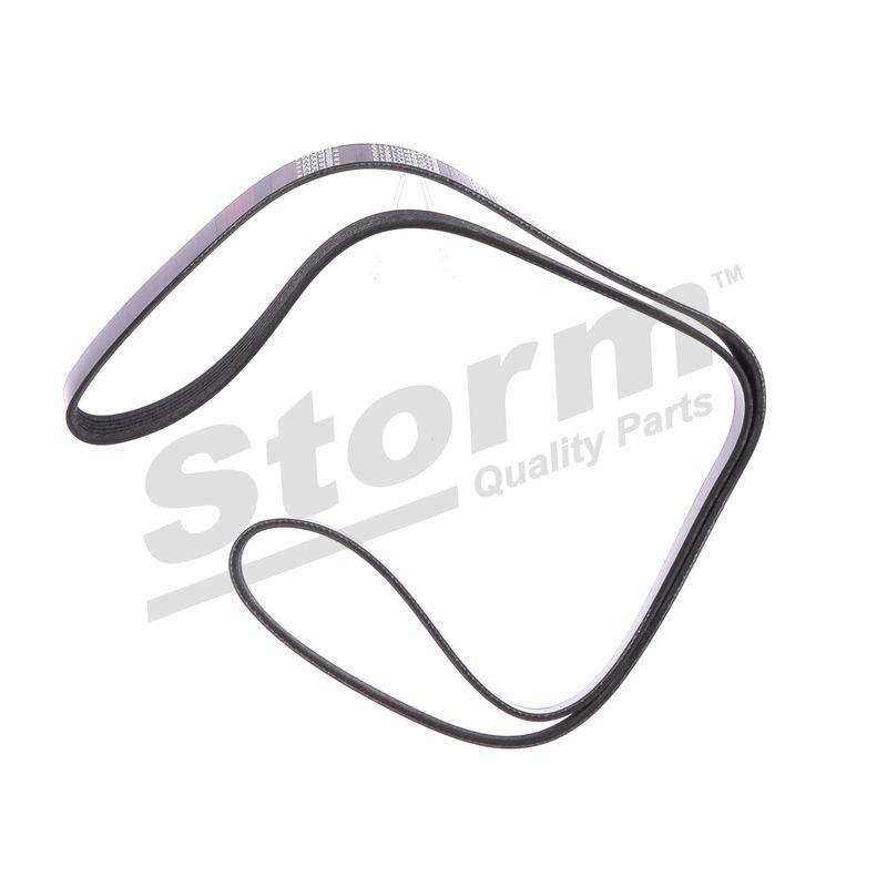 Courroie trapézoïdale à nervures STORM QUALITY PARTS STO6PK1613