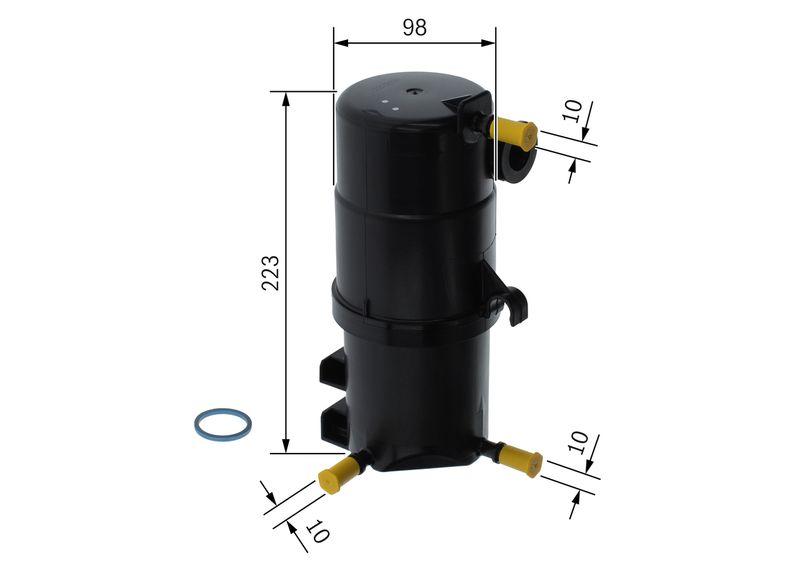 Filtre à carburant BOSCH F 026 402 278