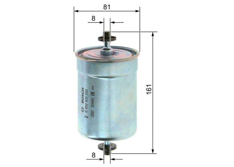 Filtre à carburant BOSCH 0450905030