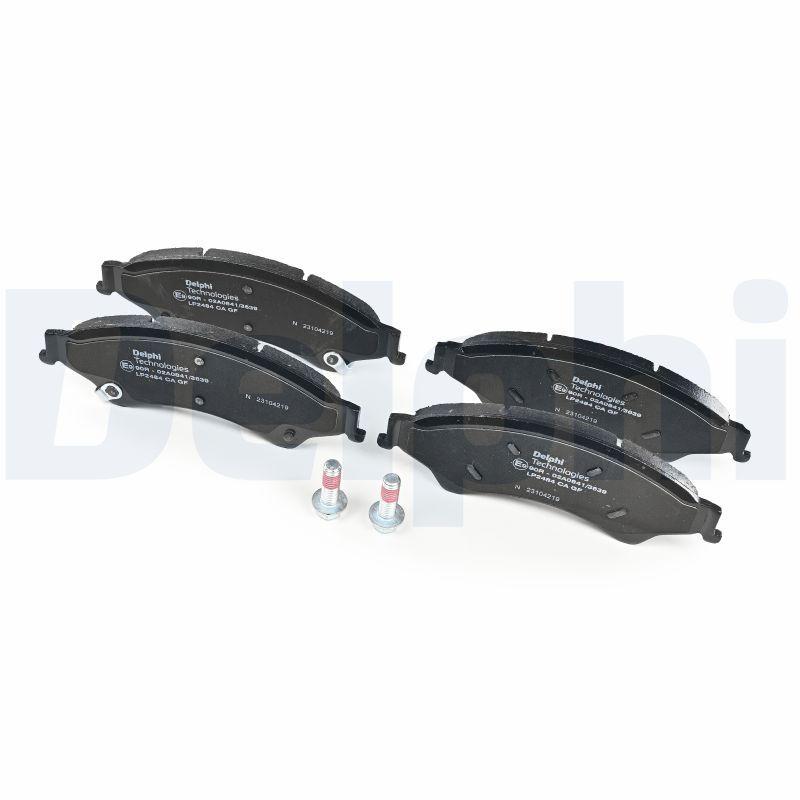 Kit de plaquettes de frein, frein à disque DELPHI LP2484