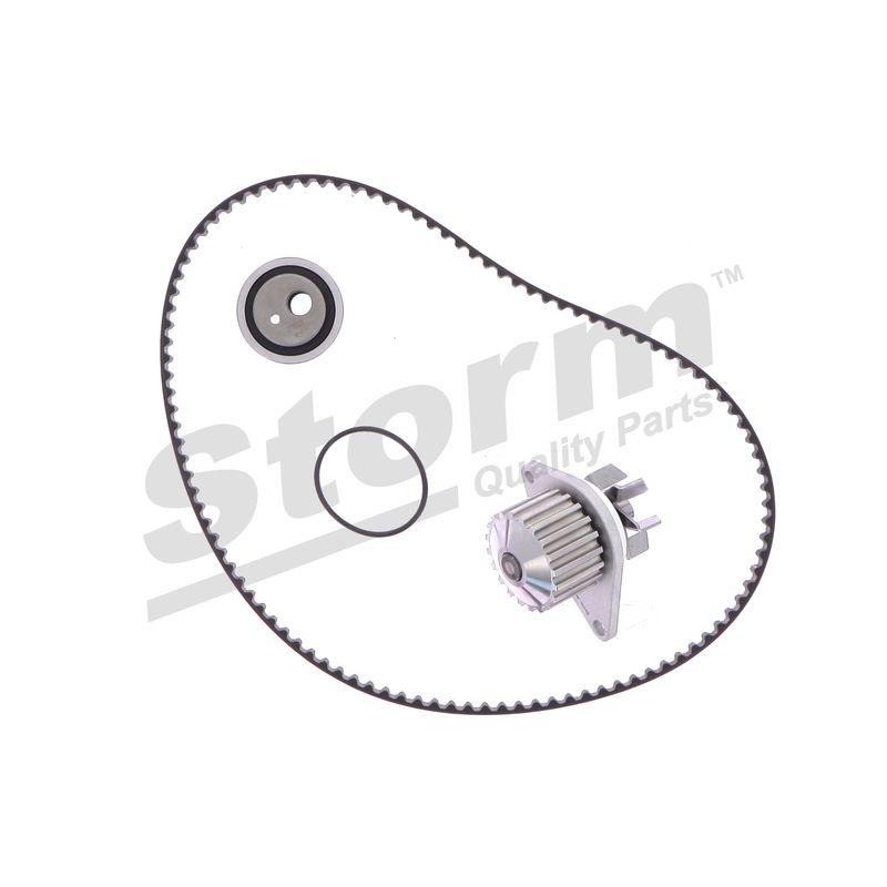 Pompe à eau + kit de courroie crantée STORM QUALITY PARTS 5550107KP