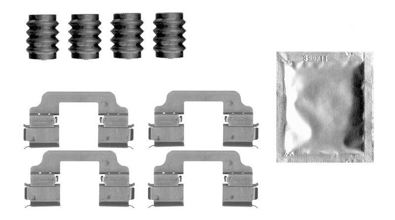 Kit d'accessoires, plaquette de frein à disque BOSCH 1987474812