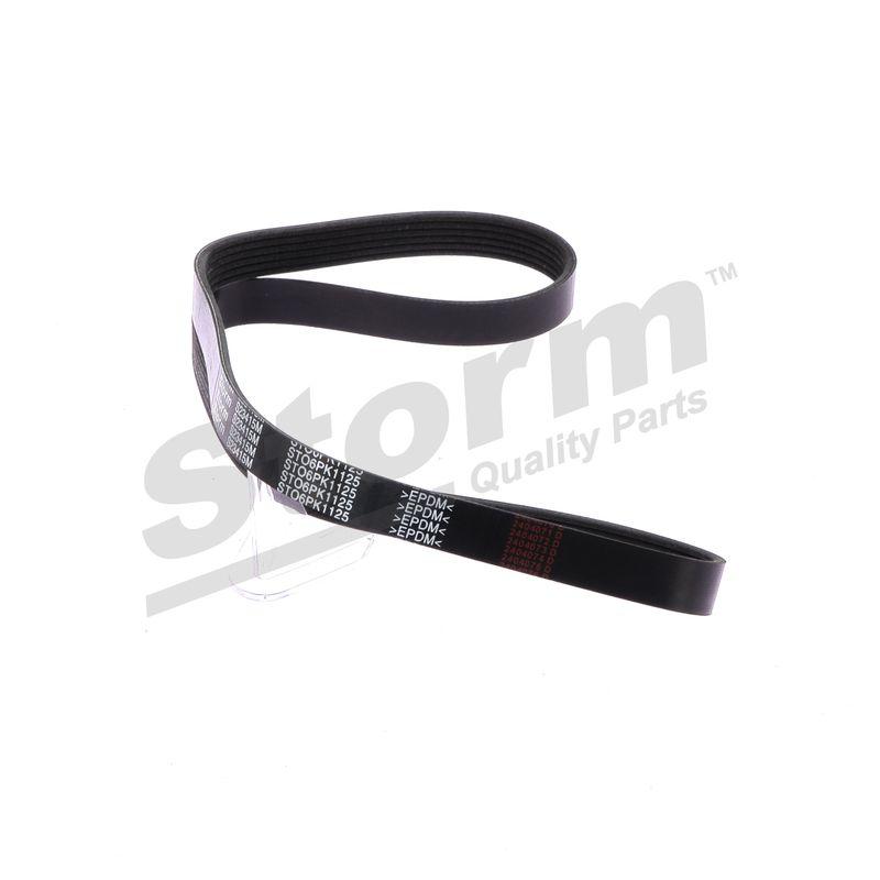 Courroie trapézoïdale à nervures STORM QUALITY PARTS STO6PK1125