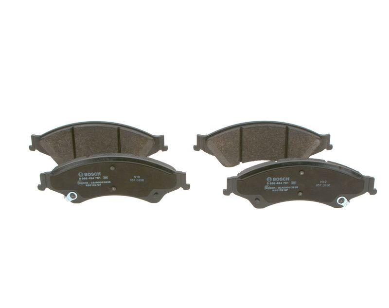Kit de plaquettes de frein, frein à disque BOSCH 0 986 494 791