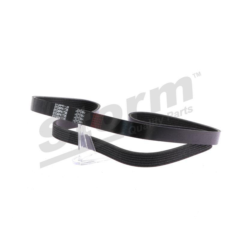 Courroie trapézoïdale à nervures STORM QUALITY PARTS STO6PK1735