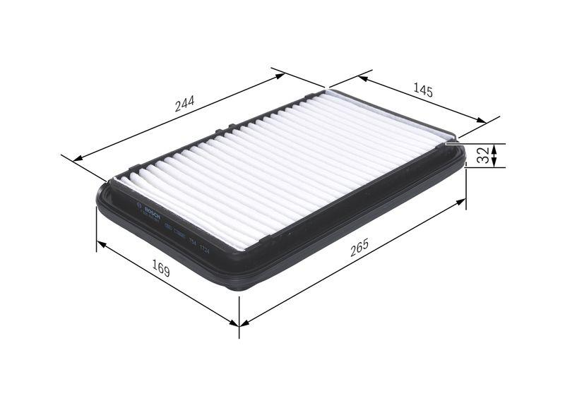 Filtre à air BOSCH F 026 400 001