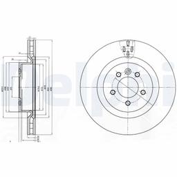 Disque de frein DELPHI BG9007C