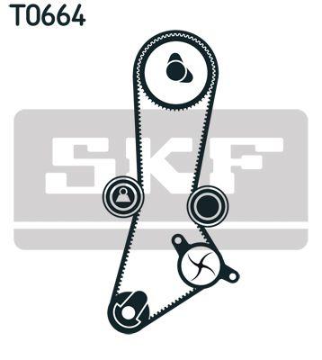 Pompe à eau + kit de courroie crantée SKF VKMC 95660-1
