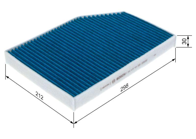 Filtre, air de l'habitacle BOSCH 0986628580